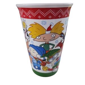 Nickelodeon Christmas Ceramic Tumbler 90s Nicktoons Rugrats Hey Arnold 2018 Cup